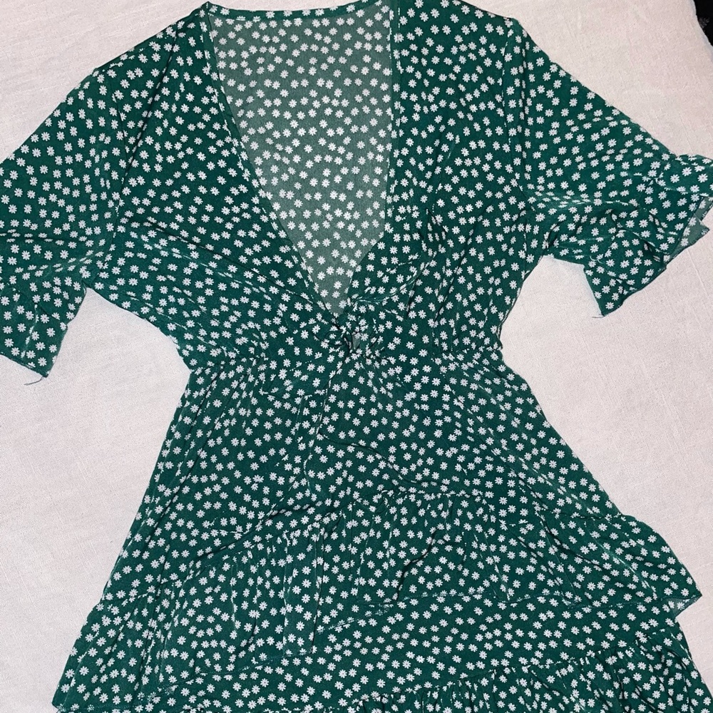 Boutique Dress With Front Tie
